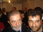 Alcalde Rivera junto al Pdte.  
