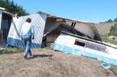 ESCUELA de Chome despues del terremoto
