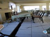 Interior del Local destruido